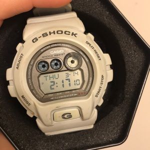 White G shock watch